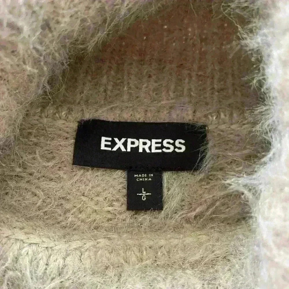 Express Fuzzy Turtleneck Sweater - Picture 2 of 11